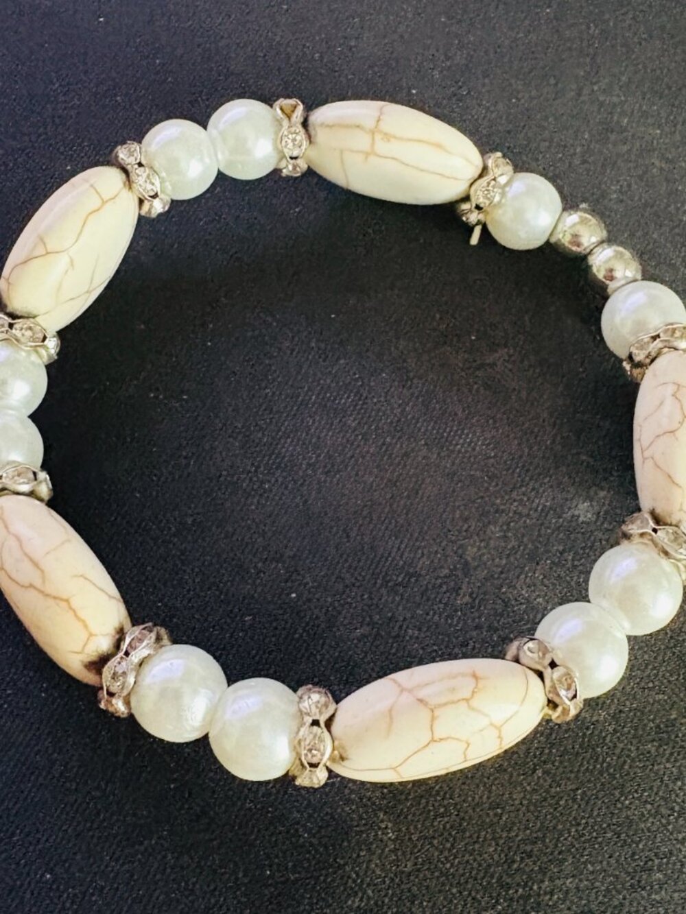 Horse Hair Stone Bracelet Stretch